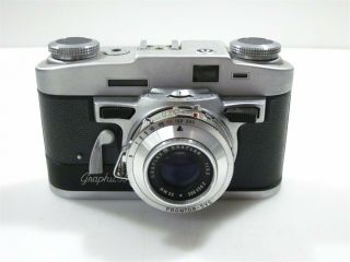 Vintage Graflex Graphic 35 35mm Rangefinder Camera
