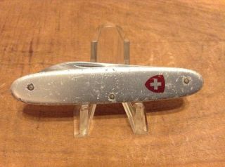 Vintage Victorinox Switzerland Elinox 2 - Blade Pocket Knife - 3 3/8 "