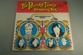 Vintage The Partridge Family Shopping Bag 33 1/3 Rpm Record Album