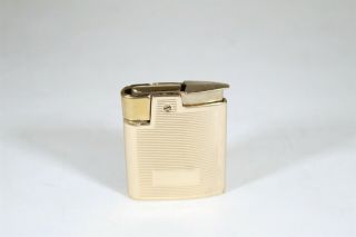 Vintage Ronson Varaflame Whirlwind Cigarette Lighter Art Deco Style Gold Tone