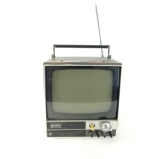 1972 Sony Transistor Tv Model Tv 920u Serial No.  27115 Tokyo Japan