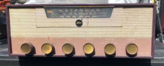 Vintage Kenwood Trio Mono Tube Receiver Amplifier Af - R5 Am - Fm Shortwave Hi Fi