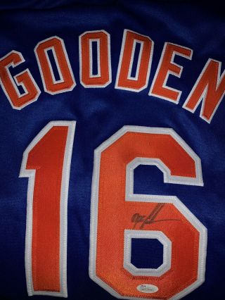 Doc Gooden Signed York Mets Jersey Jsa Authenticated