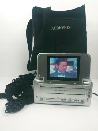 Audiovox Vbp2000 Portable Vhs Player With Bag