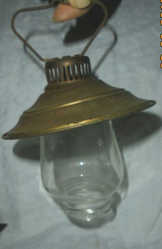 Antique Vintage Skaters Lantern Lamp