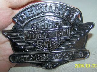 Harley Davidson Belt Buckle Vtg Motorcycle 1995 Dealer Show 102/2000