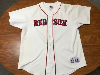 Mens Majestic Authentic Curt Schilling Boston Red Sox Baseball Jersey Large Xl