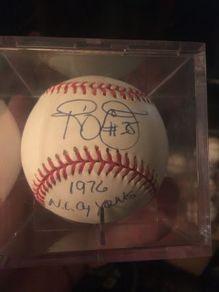 Randy Jones San Diego Padres 76 Nl Cy Young Autographed Baseball Grt Deal