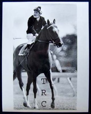 Secretariat & Ron Turcotte 8x10 Preakness Stakes Workout Horse Racing Photo