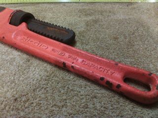 Vintage Rigid 2 - 5/8 Inch spud Wrench The Ridge Tool Co.  USA 3