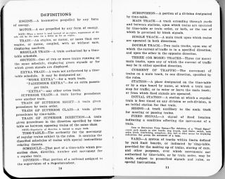 Michigan Central Railroad,  Operating Department Rule Book,  Oct 1,  1920 - 176 pgs 3