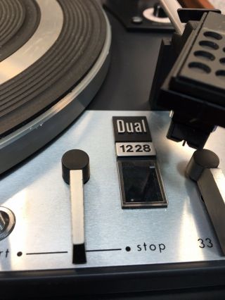 Dual 1228 Turntable W/ Shure M91ed Cartridge