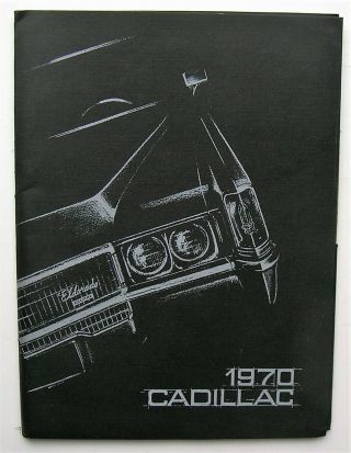 1970 Cadillac Motor Car Division Dealer Press Release W Brochure,  Gm - Oem