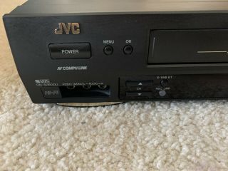 JVC VHS ET Video Calibration S - VHS VCR Model HR - S3500U With Remote 2