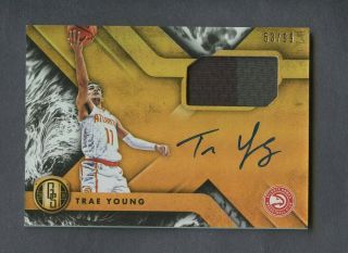 2018 - 19 Gold Standard Trae Young Hawks Rpa Rc Patch Auto /99