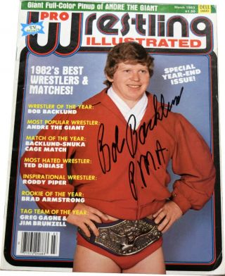 Hulk Hogan 10 Signature 1983 Pro Wrestling Illustrated Andre Giant Poster Jw589