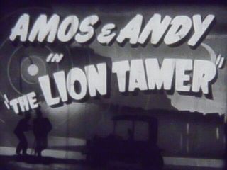 Vintage 1934 Amos & Andy In The Lion Tamer 400 