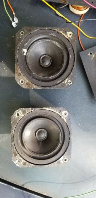 (2) Two Bozak Model 450 Midrange Speakers Drivers 1 Pr.