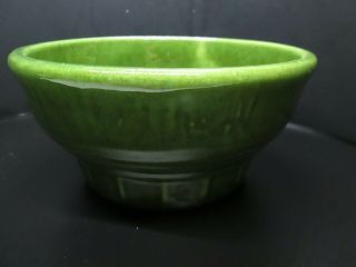 Vintage Haeger Usa 33 Dark Green Ceramic Pottery Planter Bowl