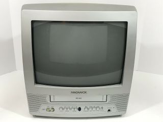 Magnavox 13 " Color Tv Vcr Combo Vhs Player Mc13d1mg01