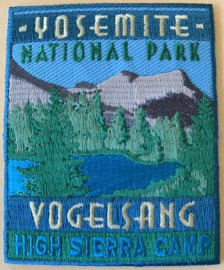 Yosemite National Park Vogelsang High Sierra Camp Collectible Embroidered Patch