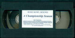 1994 Penn State Football ROSE BOWL BOUND Championship Season Video VHS Paterno 3
