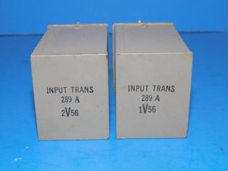 Pair Western Electric 289a Input Transformers From 1956 - Diy Tube Amp Building