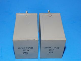PAIR WESTERN ELECTRIC 289A INPUT TRANSFORMERS FROM 1956 - DIY TUBE AMP BUILDING 2