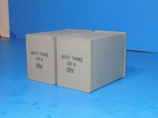 PAIR WESTERN ELECTRIC 289A INPUT TRANSFORMERS FROM 1956 - DIY TUBE AMP BUILDING 3