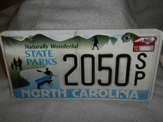 North Carolina Specialty License Plate Tag State Parks 2012