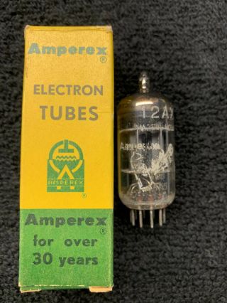 1 Nos Nib Amperex Bugle Boy 12ax7 Ecc83 Tube Holland 1964