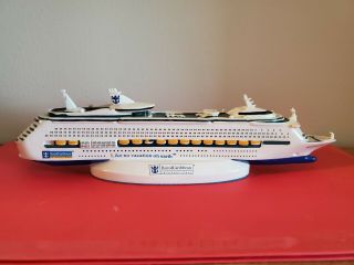 Royal Caribbean Voyager Of The Seas Cruise Ship Model Resin 12 " Cond.