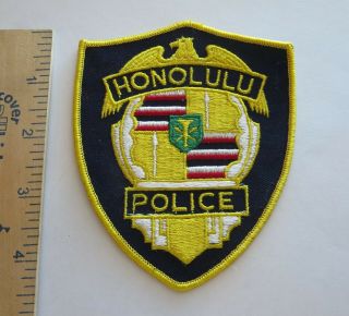 Honolulu Hawaii Police Patch Vintage