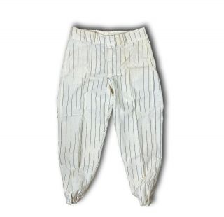 Vintage Athletic Supply Co.  Wool Pinstripe Baseball Uniform Jersey Pants Sz 34