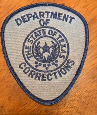 Texas Department Of Corrections Patch Texas Department Of Criminal Justice