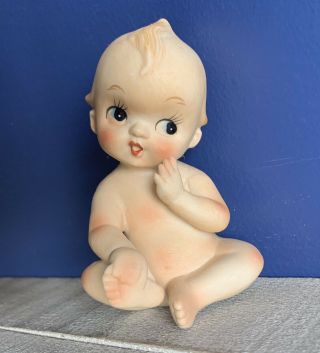 Vintage • Bisque / Porcelain • Kewpie Figurine • Cupie Collectible • Japan