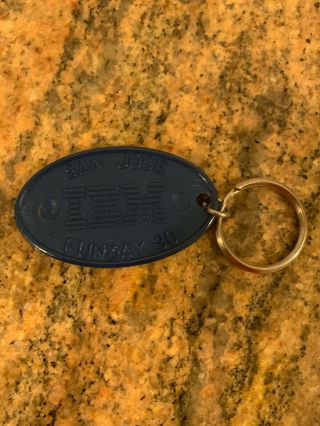 Vintage 1990s Ibm Pc San Jose Fun Day Keychain Key Ring