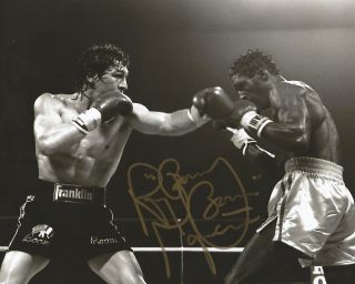 Ray " Boom Boom " Mancini Autographed Signed 8 X 10 Photo Boxing
