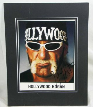 Signed Hulk Hogan " Hollywood Hogan " Photo