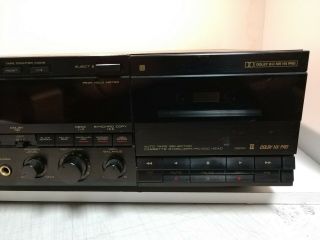 Pioneer Stereo Double Cassette Deck CT - W910R Audio Tape Selector 3