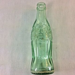 Vintage Cola Cola 6 Ounce Greenish Glass Bottle Terre Haute Indiana Creek Find 2