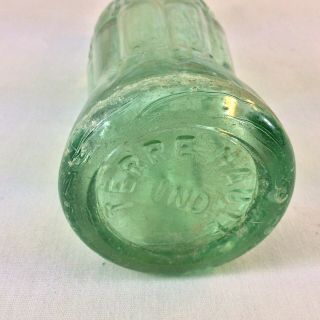Vintage Cola Cola 6 Ounce Greenish Glass Bottle Terre Haute Indiana Creek Find 3