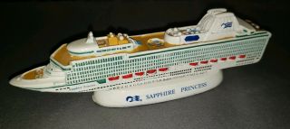 Princess Cruise Line Sapphire Princess Cruise Ship Model Souvenir Advertising