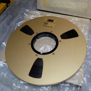 Scotch 996 3m 1/2 " Half Mastering Tape 10.  5 " Gold Metal Tape Reel To Reel 1/2 "