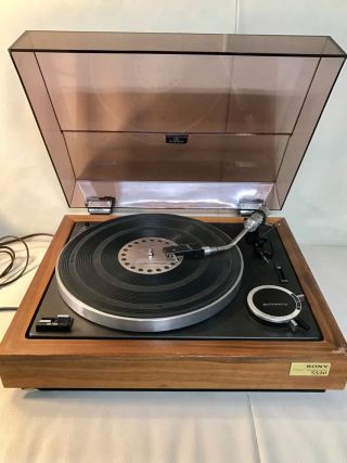 Sony PS - 5520 Turntable Record Player As - Is Parts For Repair Only 2
