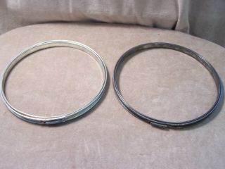 Vintage Cork Lined Metal Embroidery Hoops - 7 " Previously Owned