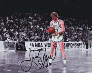Larry Bird - Legend - Boston Celtics - Autographed 8 X 10 Photo With