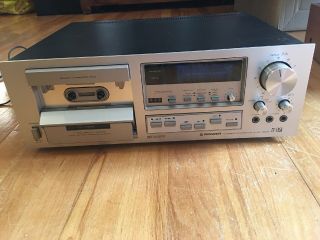 Pioneer Ct - F850 Vintage Cassette Deck W/ Silver Face Asis