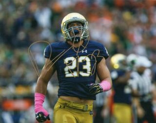 Drue Tranquill Notre Dame Football Auto Autographed Signed 8x10 Photo Chargers