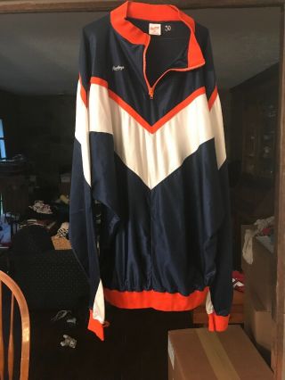 Vintage Uva University Of Virginia Cavaliers Game Worn Jersey Jacket Warmup